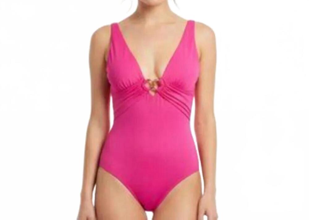 NEW TRINA TURK one piece swimsuit in pink